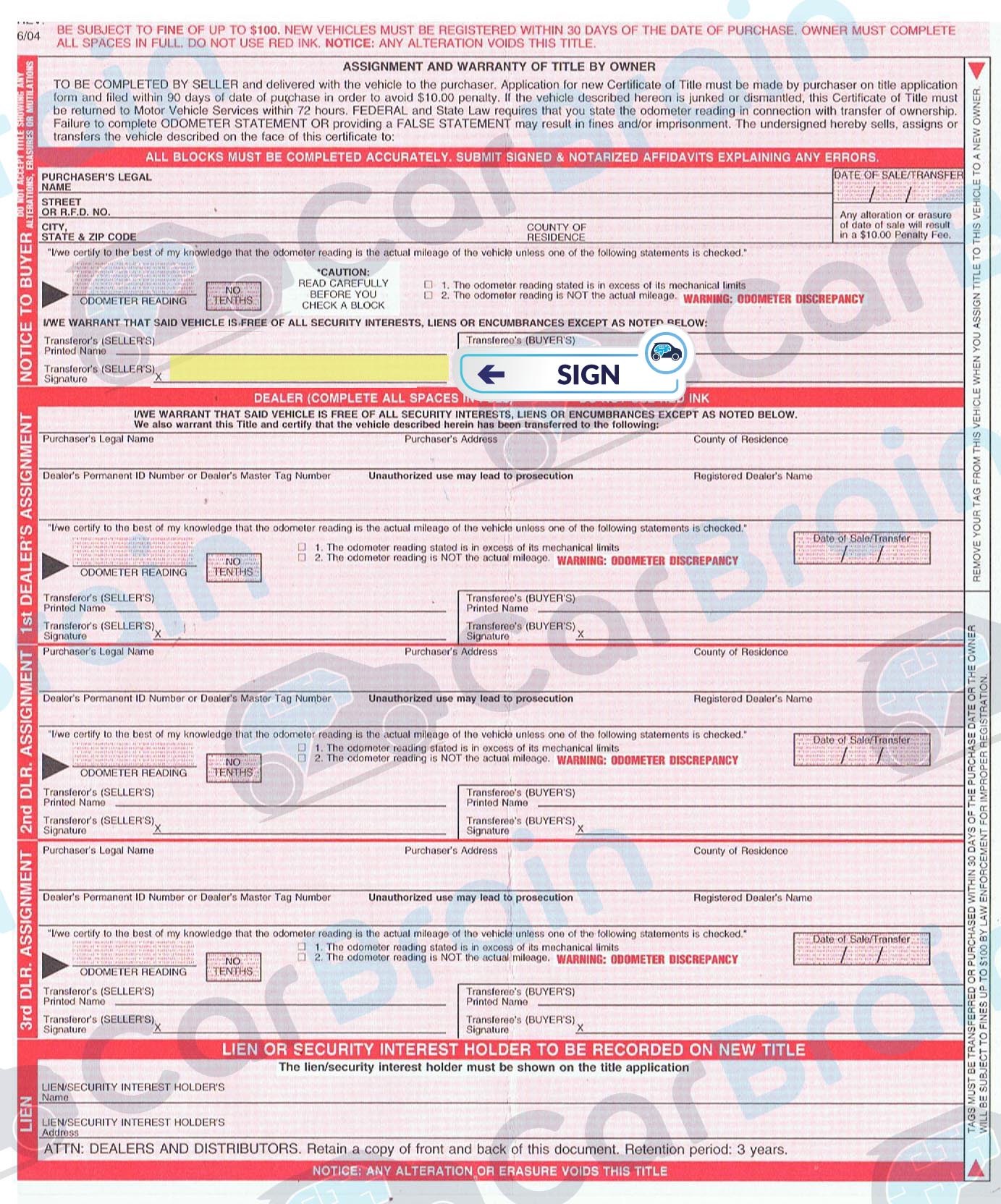 Car Title Transfer Guide. Sell a Car in Fast